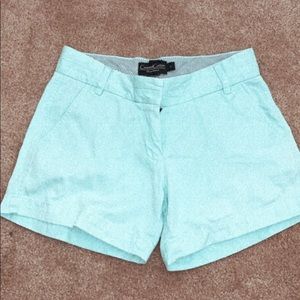 Coastal Cotton mint shorts